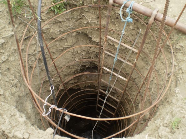 2010 08 01 - Well Was Observed before Put in Concrete, Reinforcing Bars Begun_595 2010 08 01 - Well Was Observed before Put in Concrete, Reinforcing Bars Begun_595